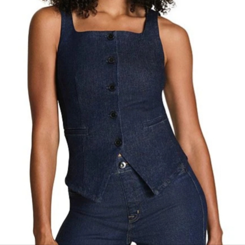 SPANX Dark Indigo Tailored Vest